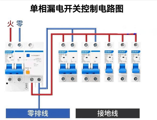 三相四線制電路中可以使用單相漏電保護器嗎？